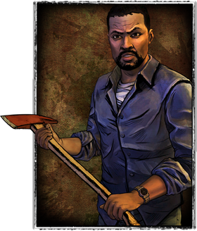 Lee Everett, figuren som Dave Fennoy ga stemme til i The Walking Dead.