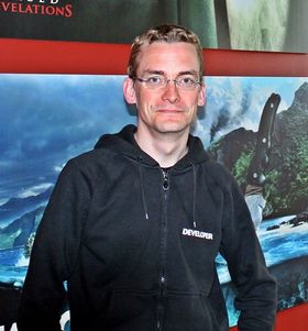 Martin Hultberg er leder for kommunikasjon og brukerundersøkelser i Massive Entertainment. (Foto: Marius Kjørmo/Gamer.no)