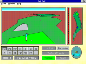 Fuji Golf så jo riktig så pent ut.