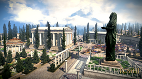 Bilde fra en gresk DLC-by.