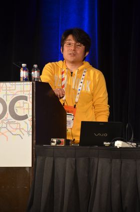 Dragon's Dogma-regissør Hideaki Itsuno. (Foto: Øystein Furevik/Gamer.no)
