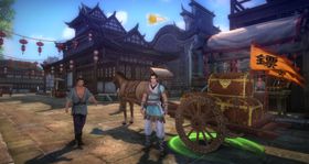 Asiatiske MMO-spill anklages ofte for å la brukerne betale for å «vinne». Her: Age of Wushu.