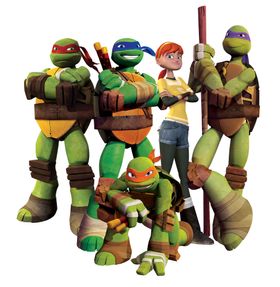 Slik ser Turtles ut på Nickelodeon.