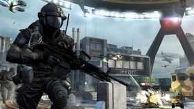 Fremtidskrig i Black Ops II.