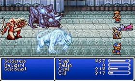 Skjermbilde fra Final Fantasy IV.