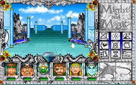 I Might and Magic III: Isles of Terra kunne du endelig få se de nydelige figurene dine.