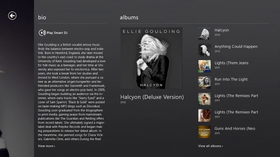 Eit glimt av Xbox Music i bruk.