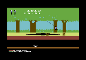 Commodore 64-versjonen av Pitfall!