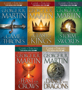 Bøkene til George R. R. Martin har blitt svært populære og har funnet veien til en rekke ulike medieplattformer.