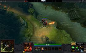 Et tidlig, lekket bilde fra Dota 2.