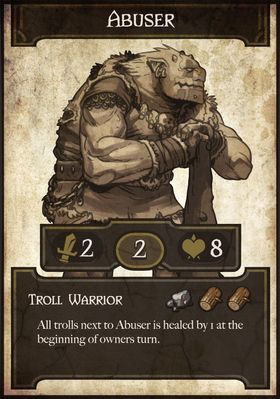 Et av kortene fra Scrolls, som Mojang også jobber med.