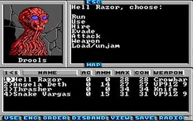 Fra det originale Wasteland-spillet.