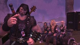 Schafers interesse for rock og metal kom også tll syne i Brütal Legend.