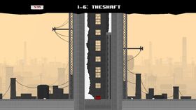 Fra PC-versjonen av Super Meat Boy.