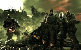 Gears of War 3 kom kun til Xbox 360.