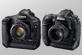 Canon versus Nikon.