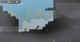 Ludum Dare-spillet Frostbite (PC).