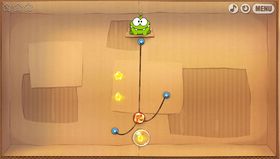 Cut the Rope (web og iOS).