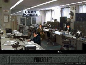 Police Quest: Open Season. Digitalisert grafikk hadde fortsatt en vei å gå (bilde: Good Old Games).