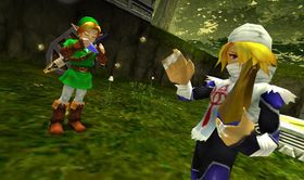 Fra 3DS-versjonen av Ocarina of Time.