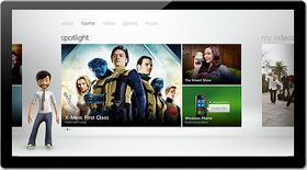 Det første skjermbildet fra PC-versjonen av Xbox Live.