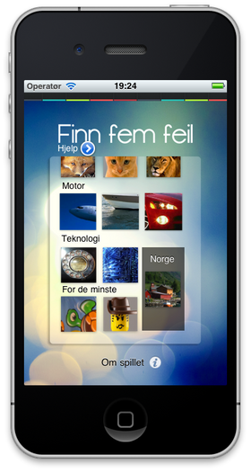 Finn fem feil.