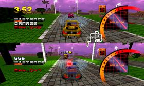 3D Pixel Racing (Wii).