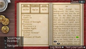 Fighting Fantasy: Talisman of Death (PS3 og PSP).