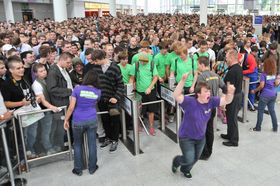Bilder fra fjorårets messe. (Alle foto: Gamescom)