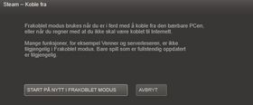 Husk å aktivere frakoblet-modus mens du fortsatt har nett!