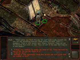 Er Planescape Torment en interaktiv bok?