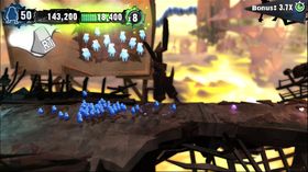 «Tramp, tramp, tramp på en smurf.»