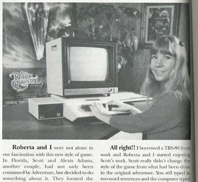 Roberta Williams var en tidlig pionér (bilde hentet fra manualen til Roberta Williams Anthology)