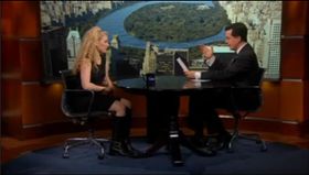 Jane McGonigal hos Stephen Colbert.