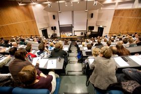 Mange var tilstede. FOTO: Flemming Støldal