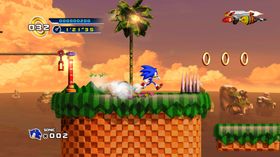 Sonic the Hedgehog 4: Episode 1 (Xbox 360, PS3 og Wii).