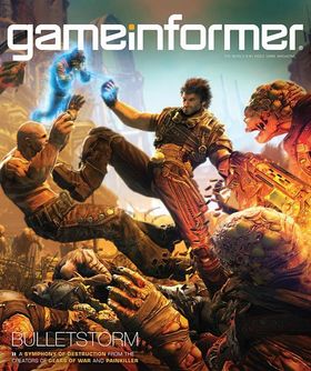Bulletstorm på Game Informers omslag.