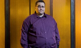 Irrationals Tim Gerritson viste oss BioShock Infinite. (Foto: Irrational Games)