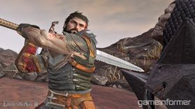 Skjermbilde fra Dragon Age 2.