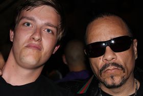 Lasse og Ice-T (Lasse til venstre, altså).