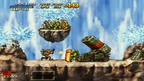 Metal Slug XX (Xbox 360 og PSP, bilde fra PSP).