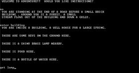 Det originale Colossal Cave Adventure.