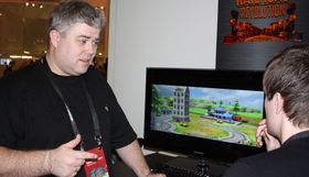 Lasse får tips og triks fra Sven Myhre. (Foto: Mikael H. Groven/Gamer.no)