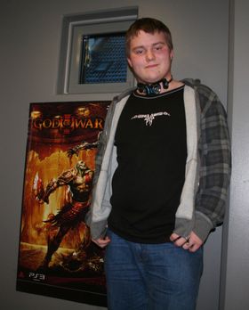 Kristian Fauskanger hevdet han ville ha feid gulvet med selveste Poseidon – dersom han bare hadde øvd seg litt på demoen først. (Foto: Thomas Owren/Gamer.no)