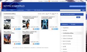 Mass Effect 2 er et av spillene som kan forhåndsbestilles.