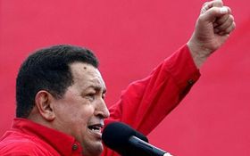 Sier i fra: Hugo Chavez.