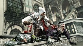 Ezio slår ihjel litt tid mens han venter på pakkene