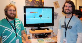 Håvard Christensen (t.v) og Kristoffer Jetmundsen i Tumbleweed. (Foto: Mikael H. Groven, Gamer.no)