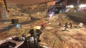 I «Firefight» blir fiendene sluppet fra skip med jevne mellomrom.