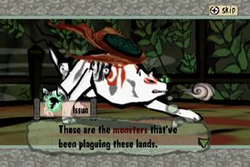 Bilde fra Wii-utgaven av Okami